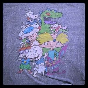 Nick toons grey tee